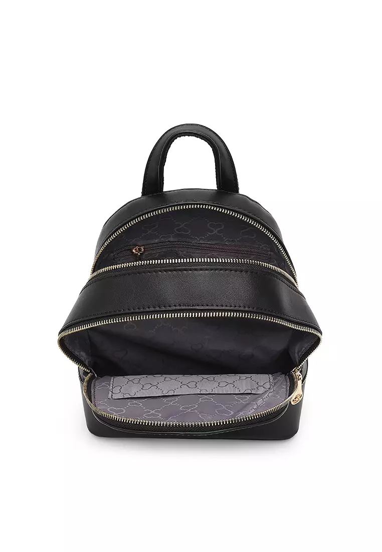 Women's Monogram Backpack (Tas Ransel Wanita & Tas Punggung Wanita) - Hitam