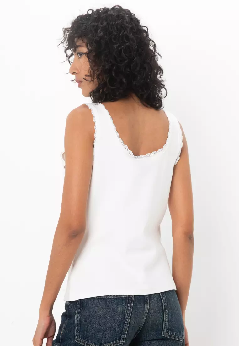 Harley-Davidson® Essential Bling Lace Trim Tank