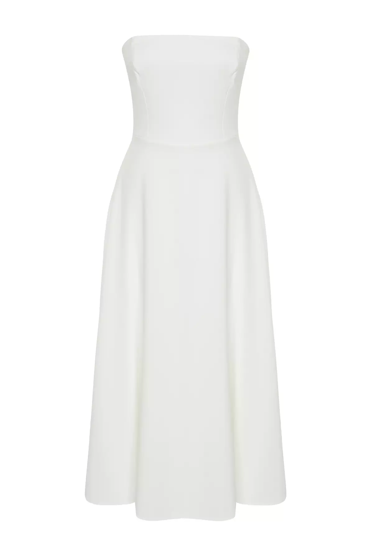 Strapless Midi Dress