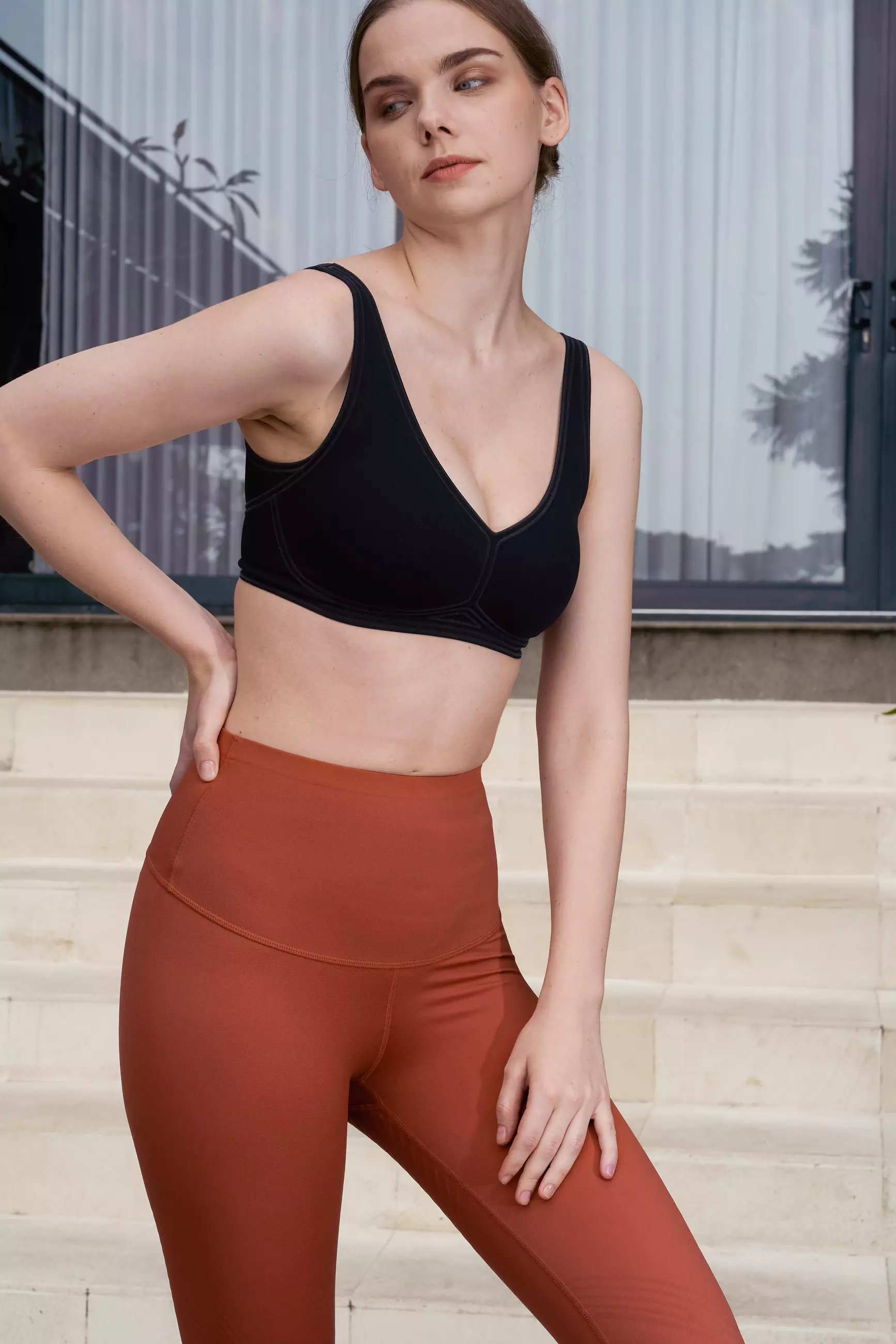 Senselast Instant Butt Lift  Leggings - Arabian Spice