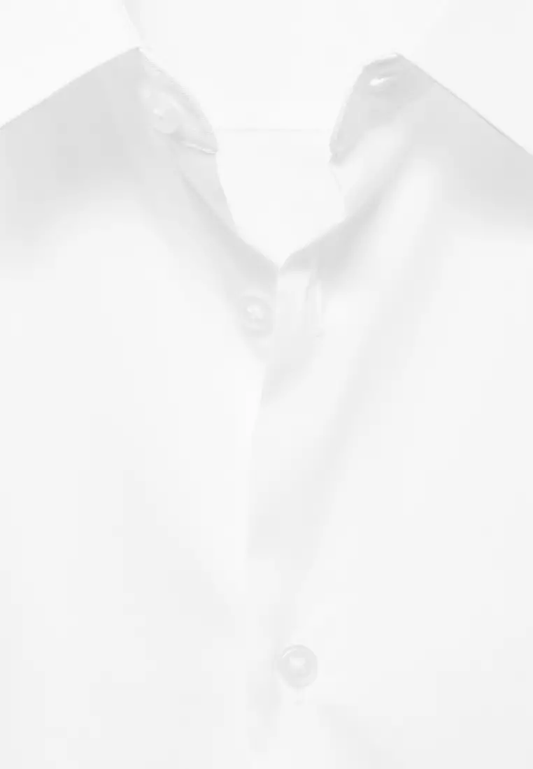 Slim Fit Cotton Suit Shirt