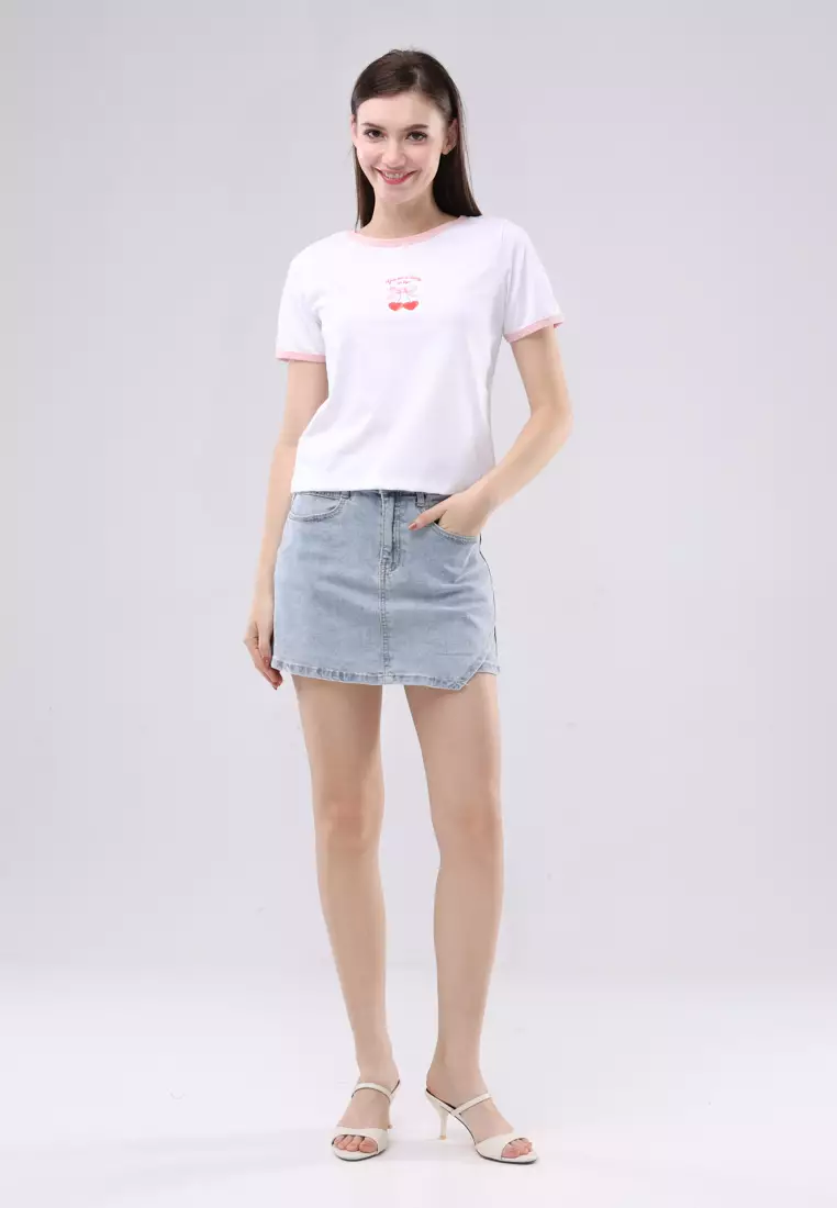 Single Jersey Short Sleeves Top