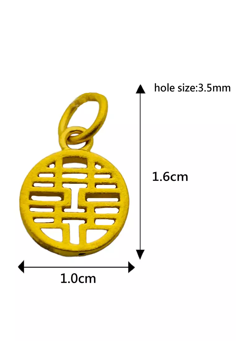 LITZ 999 (24K) Gold  Pendant EP0339 (0.71g+/-)