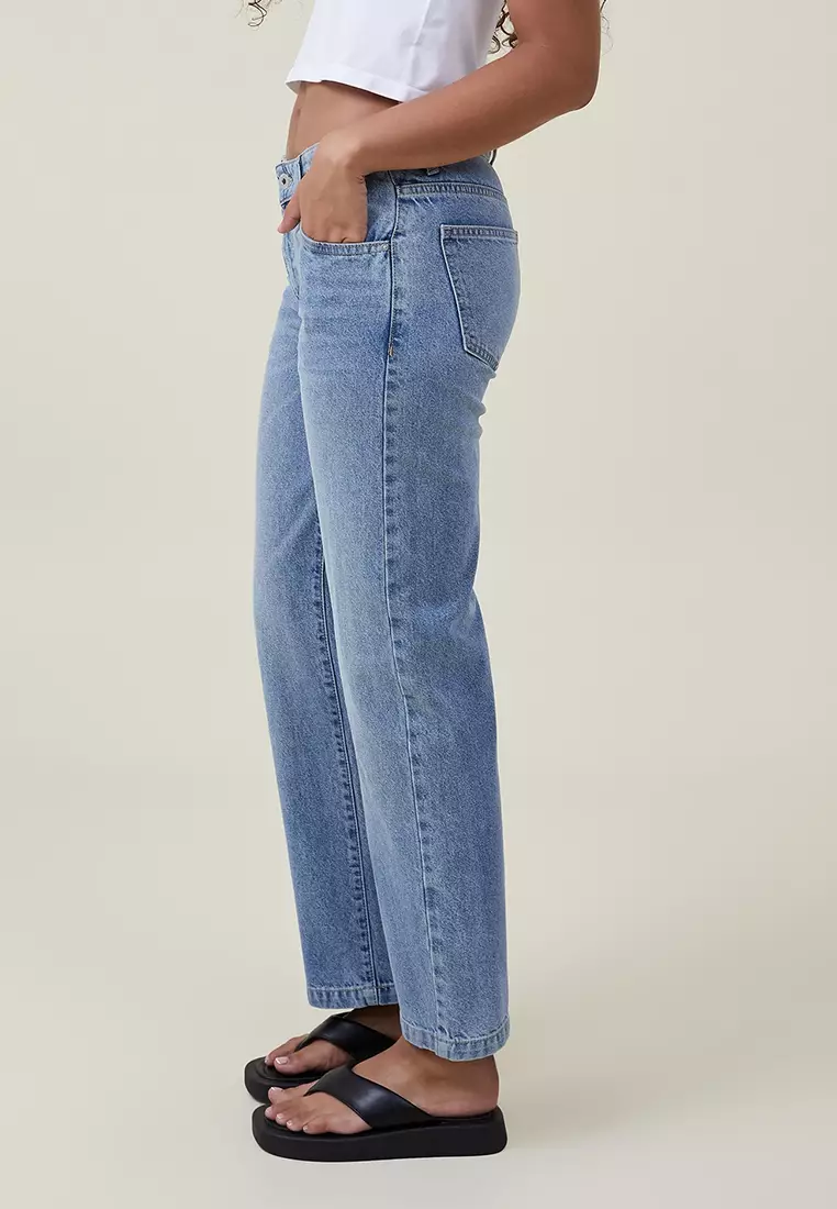 Low Rise Straight Jeans Asia Fit