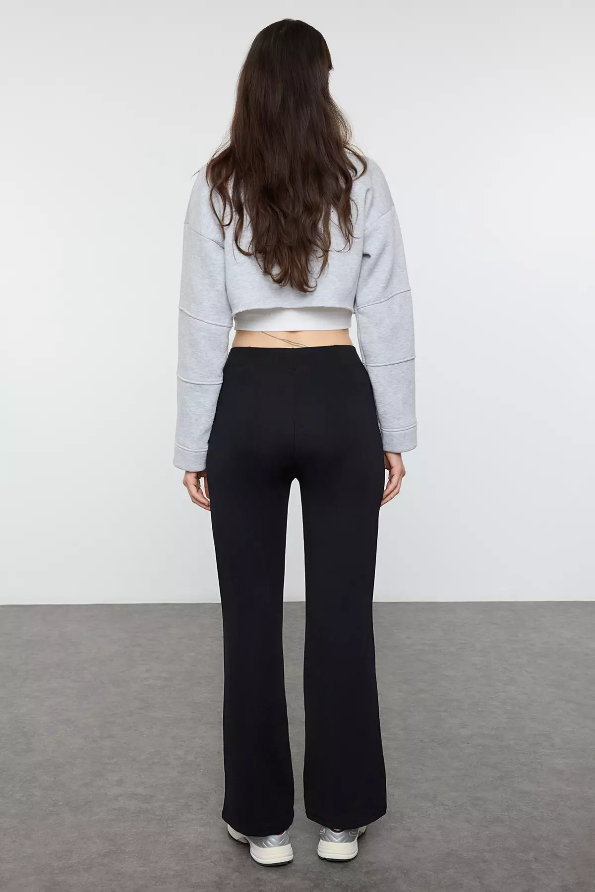 Winter Diver/Scuba Fabric Knitted Sports Sweatpants With Black Warm Underwears Thmaw25Ea00009