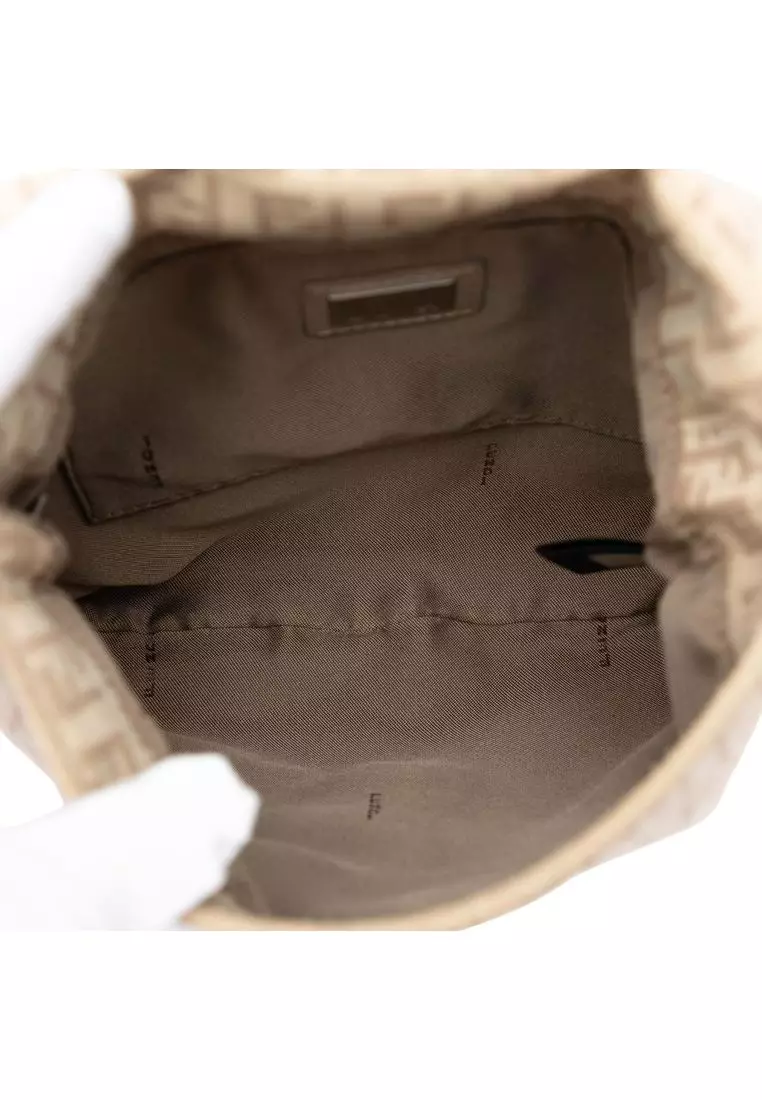 Pre-Loved Fendi Zucchino Canvas Crossbody