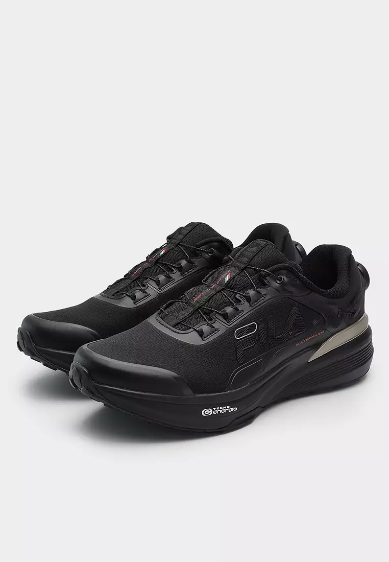 Fila smash iii black sports sales shoes