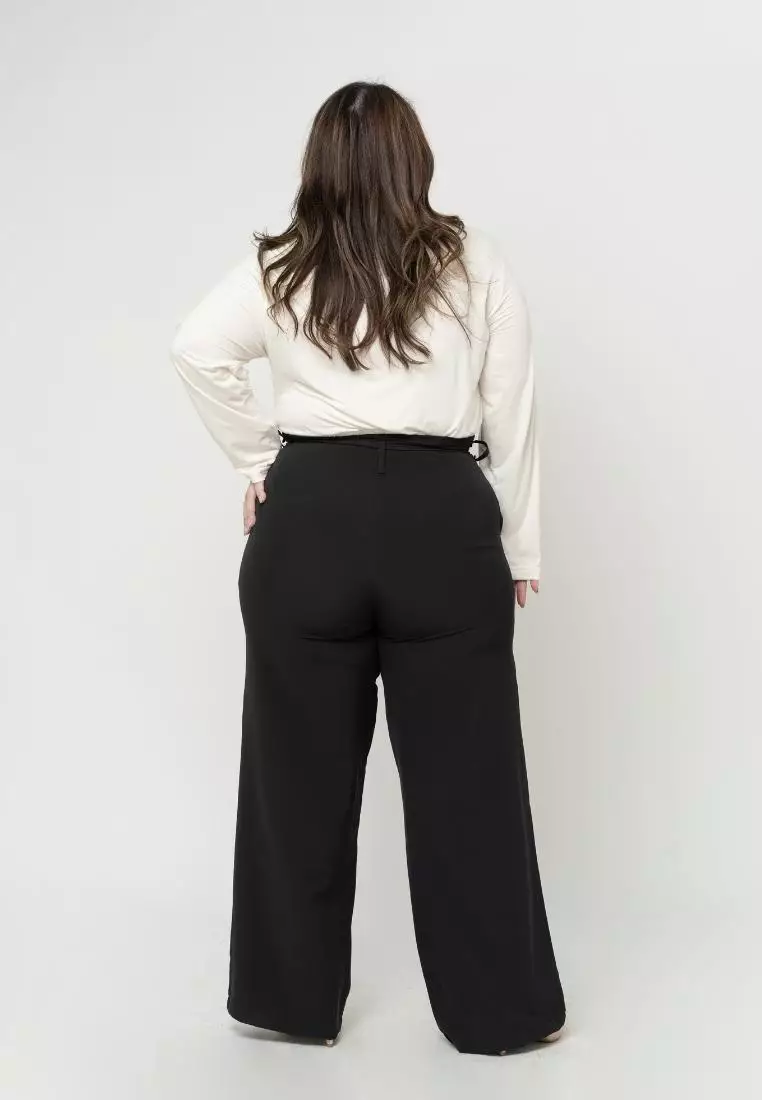 Plus Size Reguler Pants Hailey Black