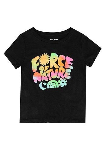Old Navy black Short Sleeve Core Graphic Tee 18DCBKA53740A8GS_1