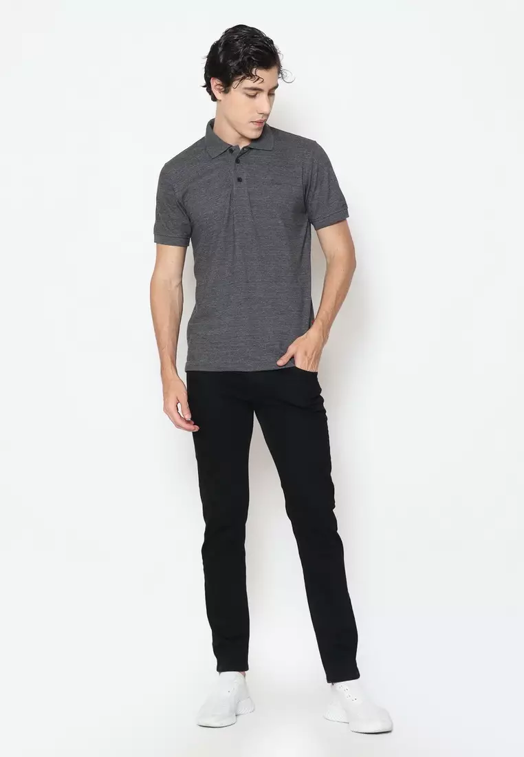 POLICE Polo Shirt Krah Polos Pria 207200291