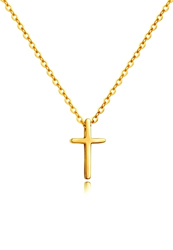 CELOVIS gold CELOVIS - Krissy Cross Pendant Necklace in Gold EC47EACC8E9D29GS_1