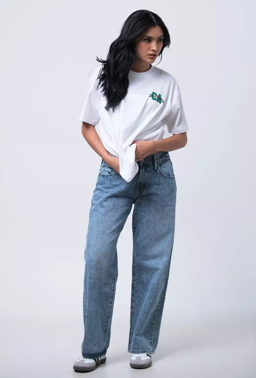 Kaos Oversize Wanita Rhys Offwhite