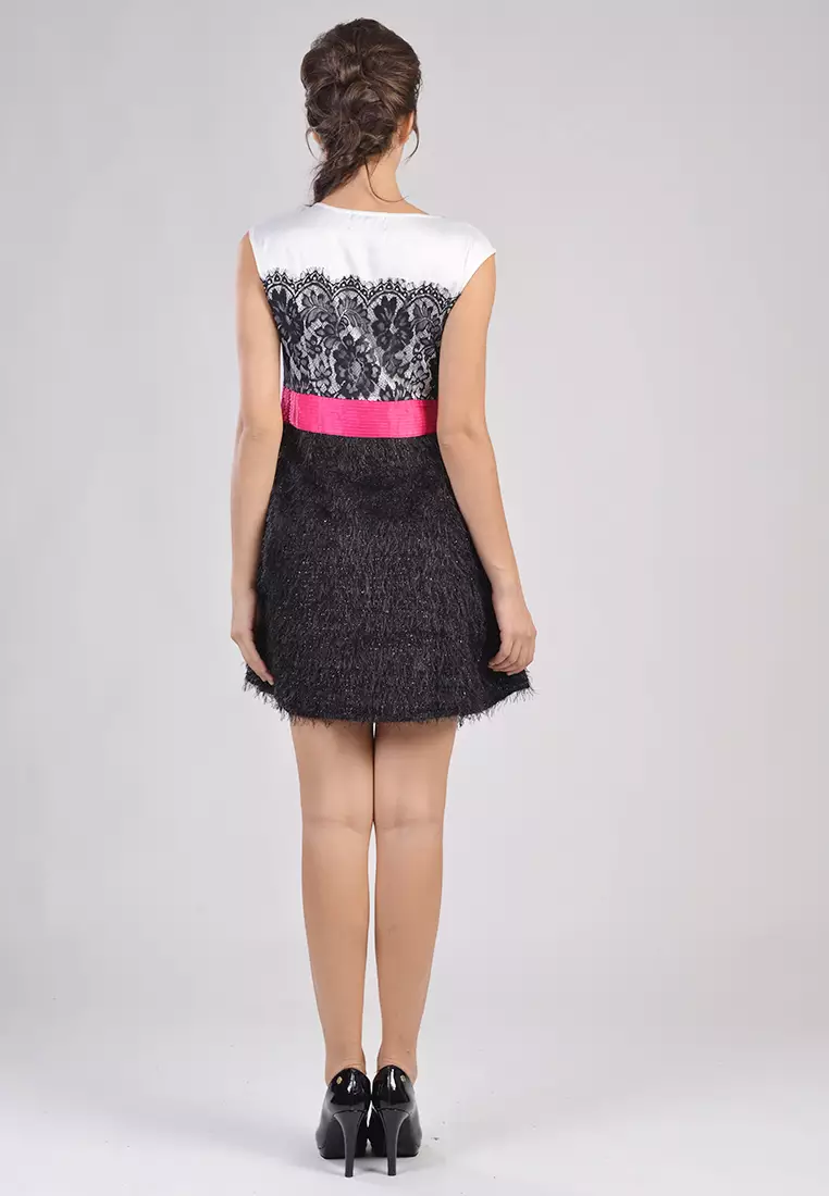 Bibiq Dress Satin Lace