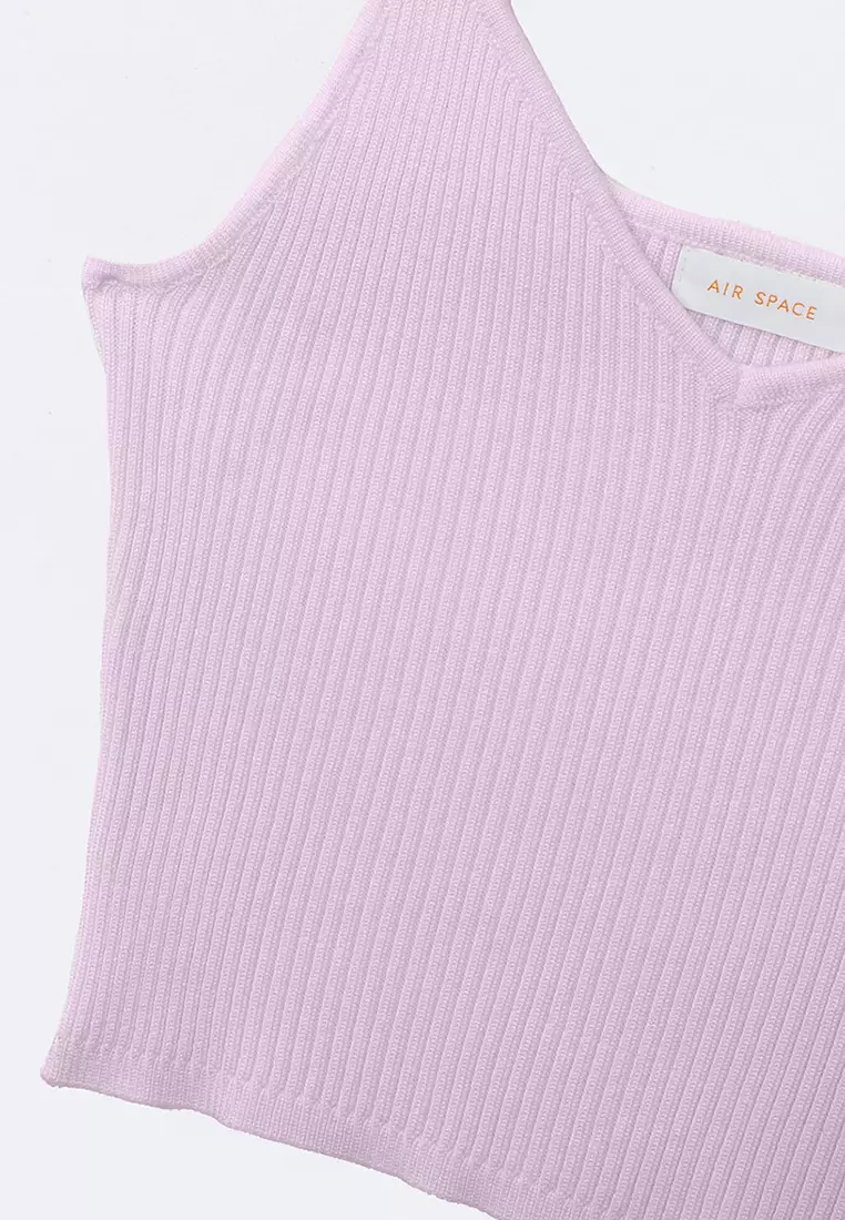 Cropped Knit Tank Top