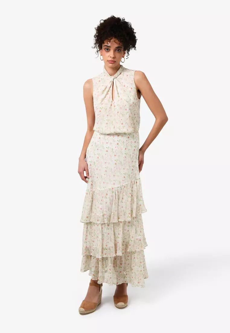 Indy Ruffle Floral Skirt