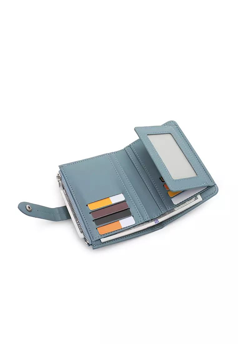 Women's Short Wallet / Purse - Blue