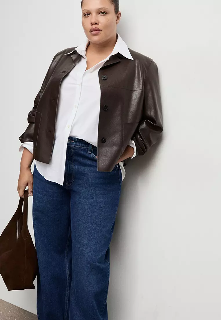 Balloon Jeans With Rolled-Up Hem