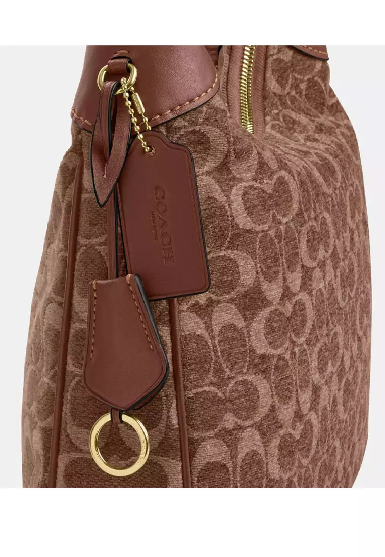 Ella Shoulder Bag In Signature Chenille