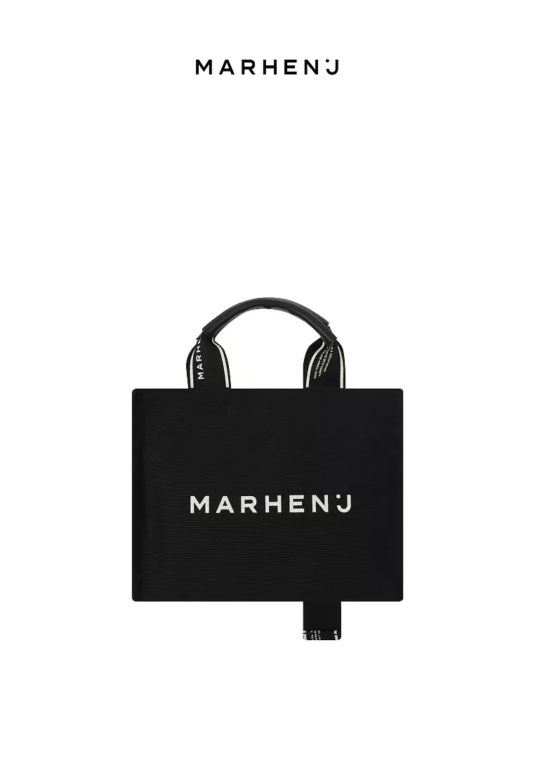 RICO MINI SIGN Canvas Crossbody Bag Black