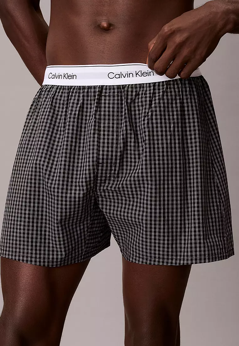 Cotton Poplin Traditional Boxers - Calvin Klein Underwear