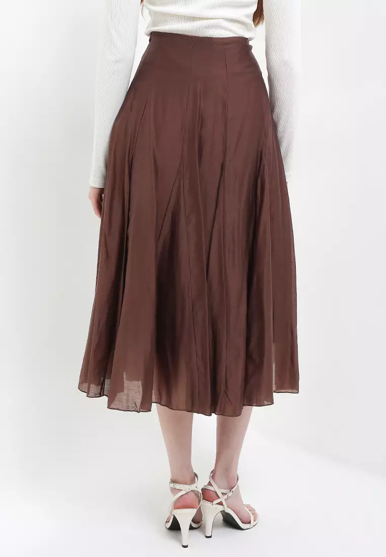 Maxi Panelled Sheer Skirt