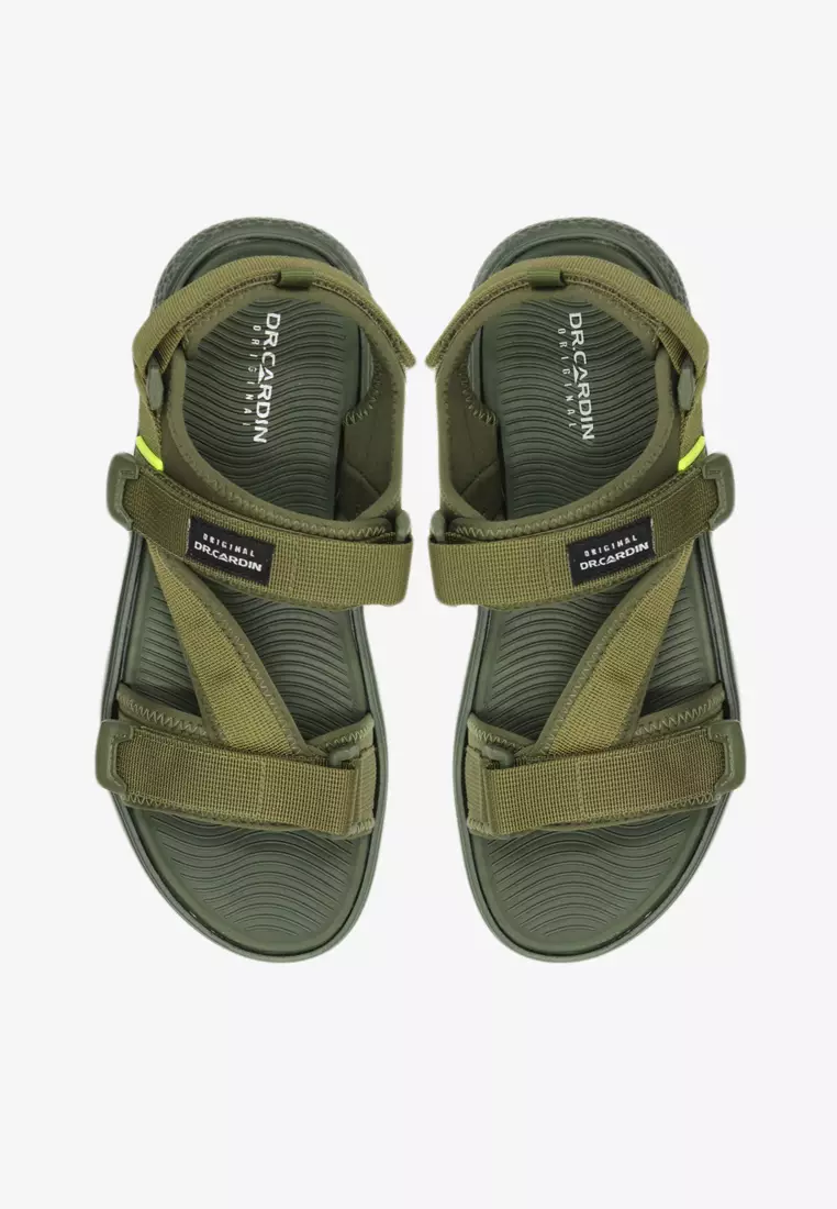 Dr Cardin Men Adjustable Triple Strappy Sandals D-EOQ-7983