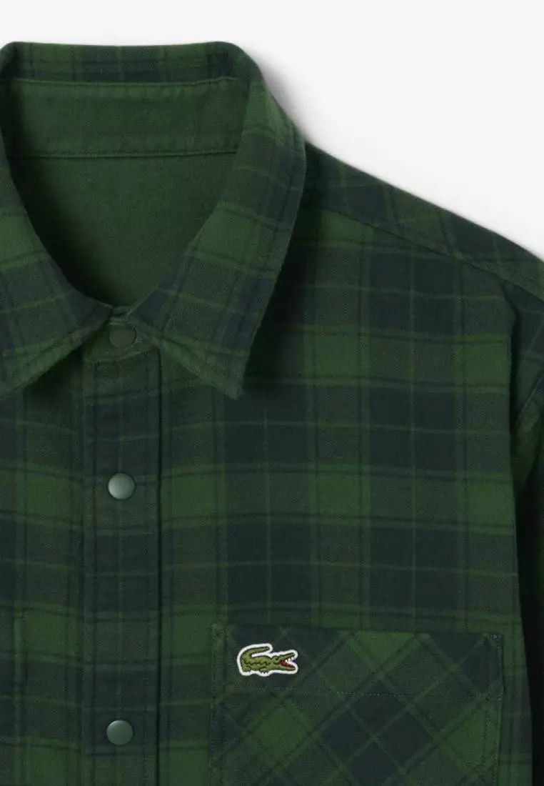 Oversized Plaid Flannel Overshirt