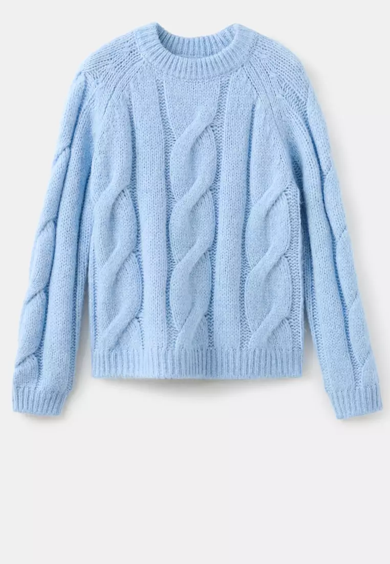 Braided Knitted Sweater