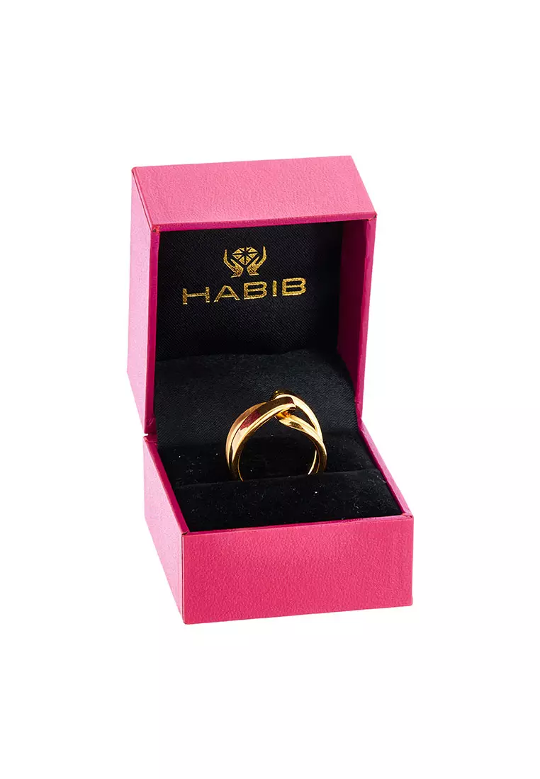 HABIB 999/24K Yellow Gold Ring LTR080624