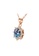 Her Jewellery gold Alexandrite - Flora Pendant (Rose Gold) 18K Real Gold Plated by Her Jewellery CA8A2AC09C6964GS_2