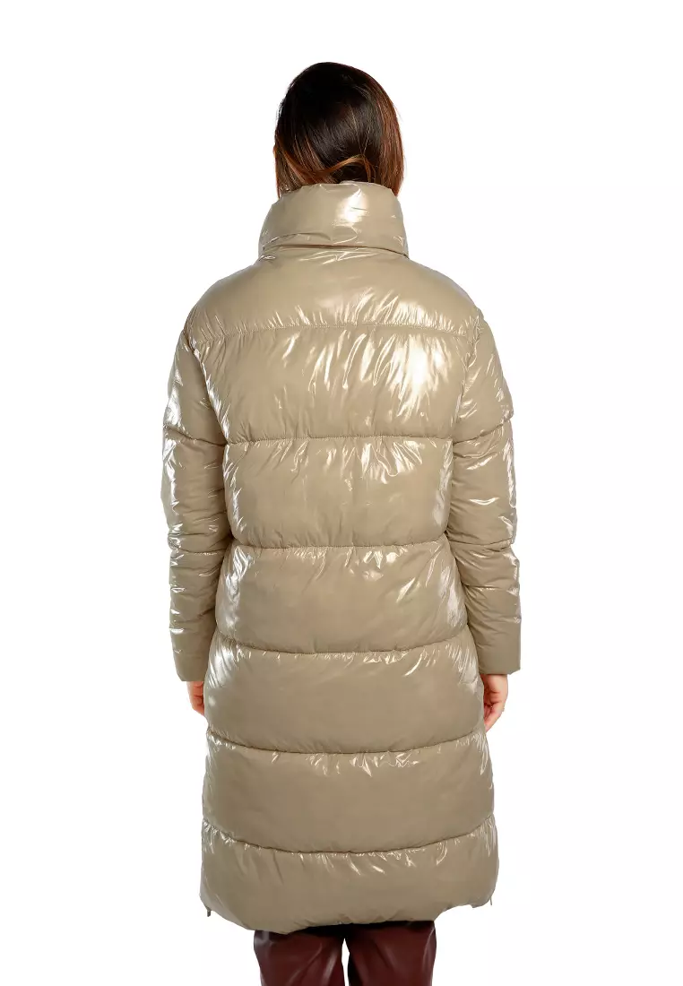 Jaket Puffer Panjang Unta