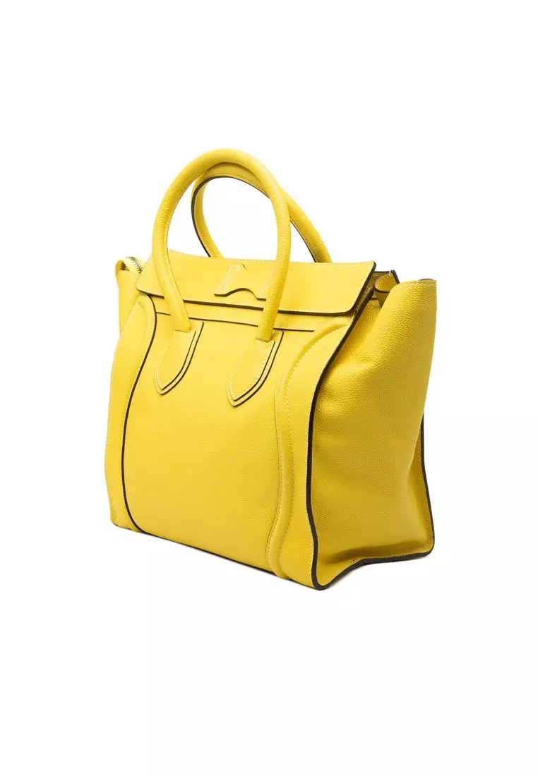 Pre-Loved Celine Mini Calfskin Luggage Tote