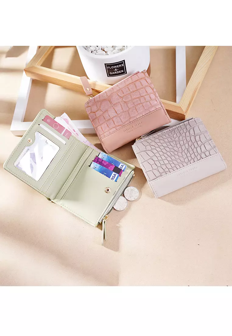 Buy Forever Young Forever Pely Crocodile Pattern Wallets Women Mini Coin Purse Small Faux