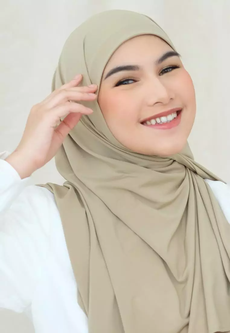Rayna Instan Jersey (Hijab Instan Jersey) Olive