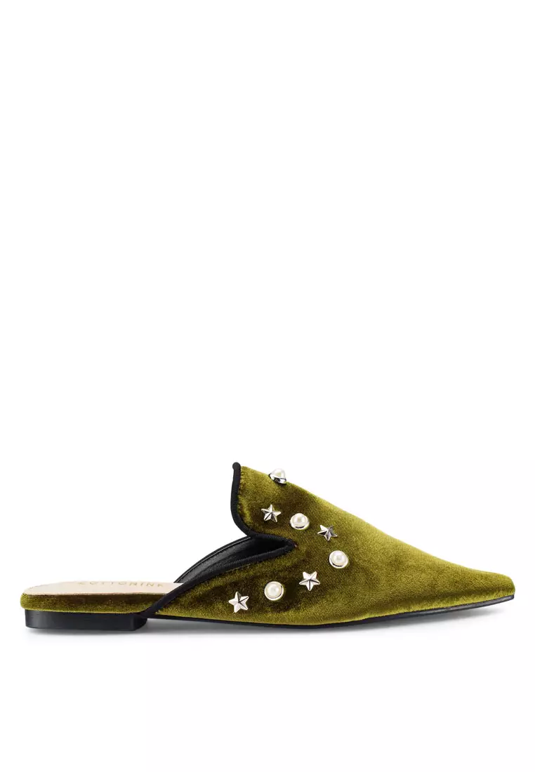 Discount on Berrybenka  shoes - SKU: Olive Arfur Flats