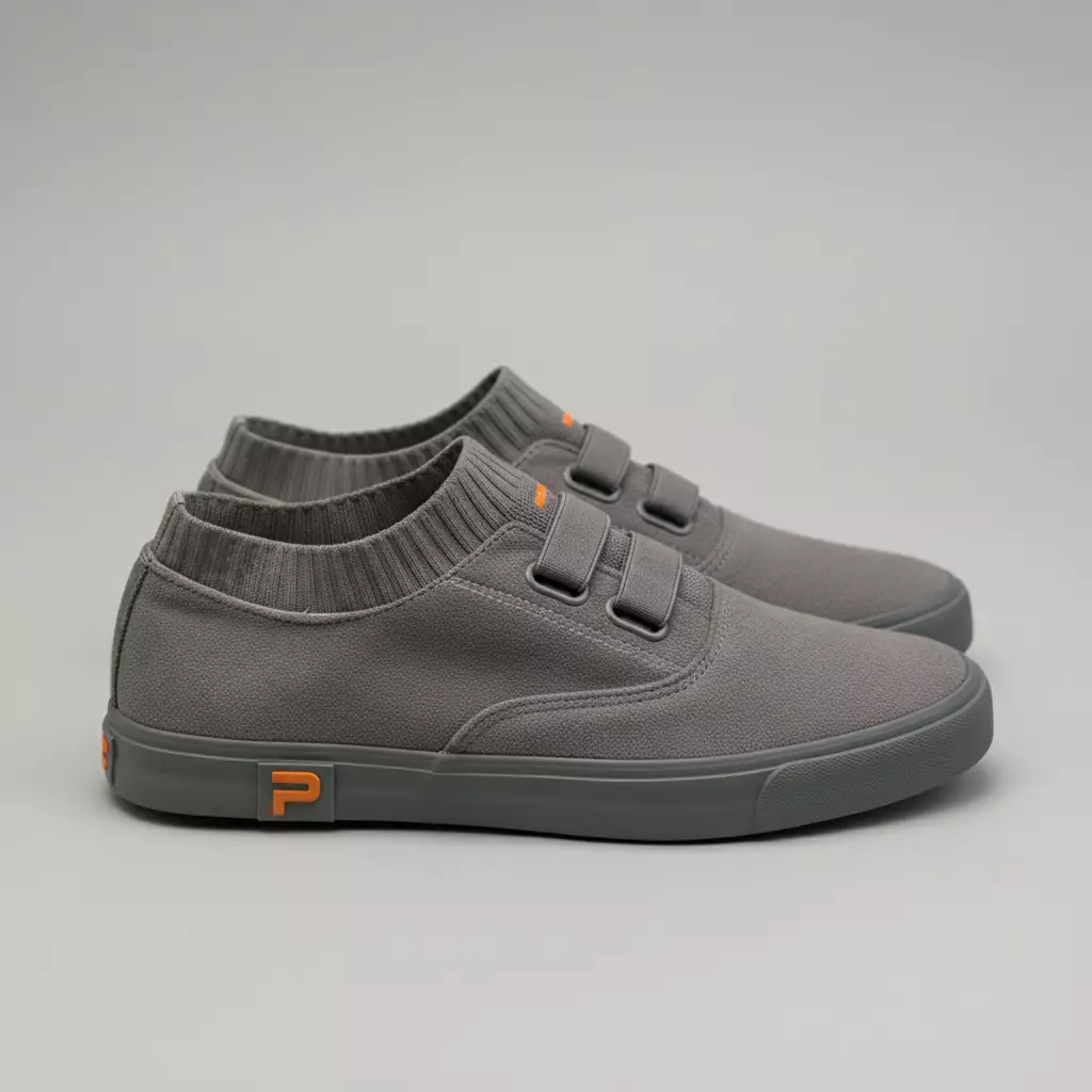 Paulmay Sepatu Slip on Pria Nagoya - Grey