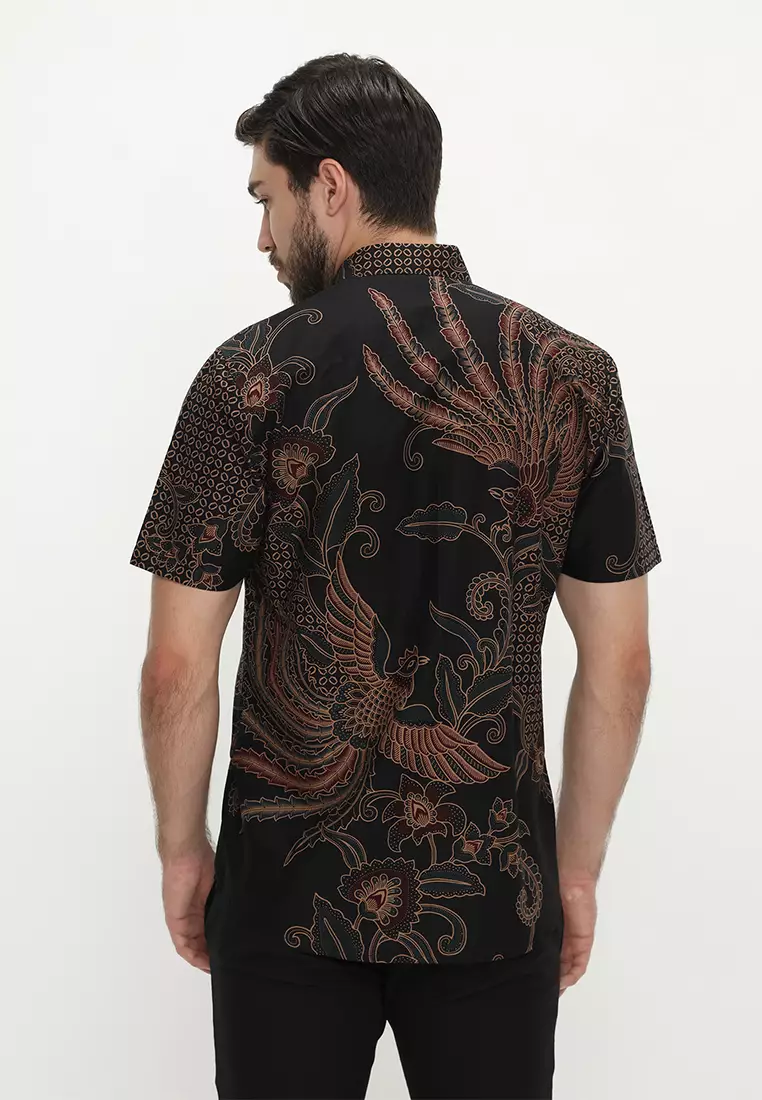 My Aksa batik Pria Kemeja Pendek Theodore Thea