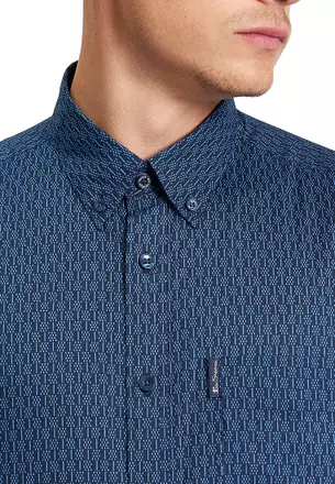 green emerald velvet dress Ben Sherman Men's Slim Fit Multi Check Button Down Collar Dress Shirt