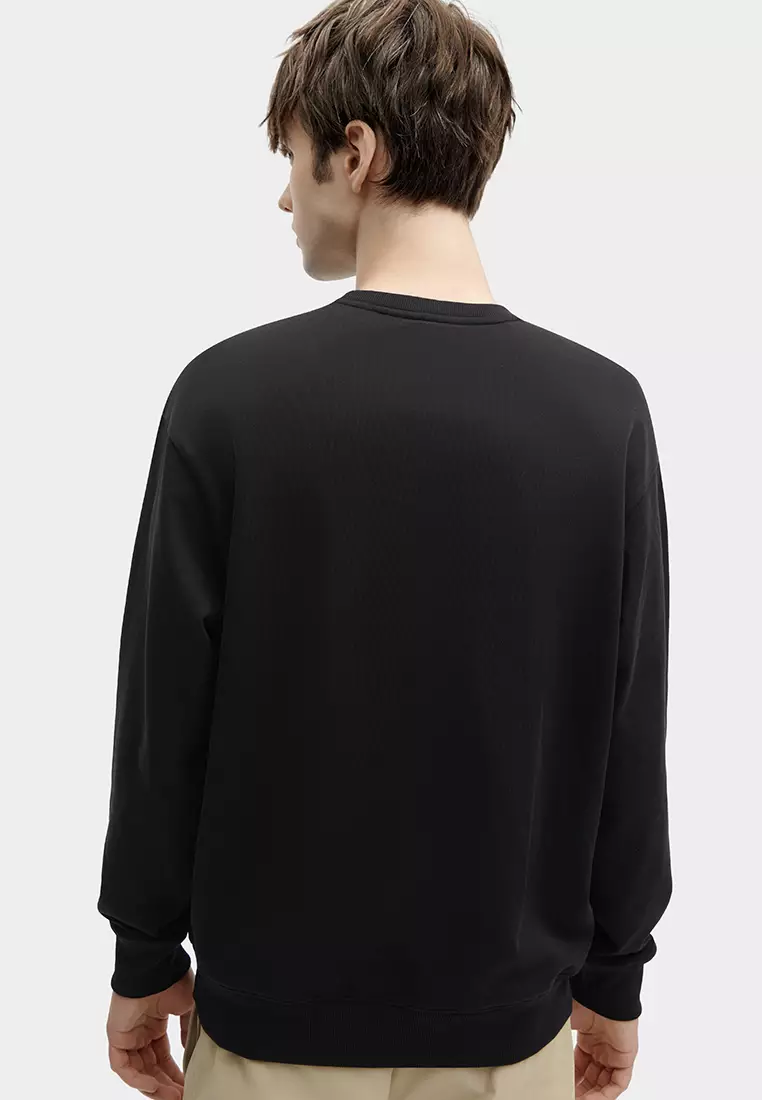 FILA CORE WHITE LINE ORIGINALE Men's Pullover Sweater in Black