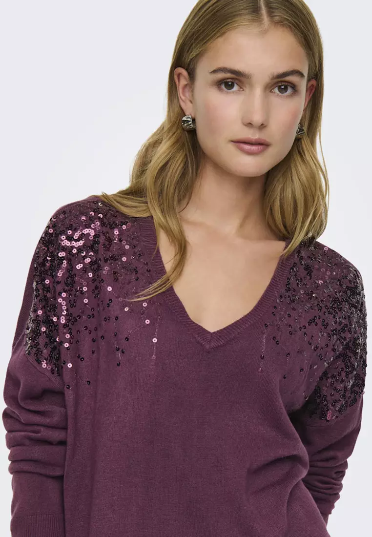 Starry Knitted Pullover