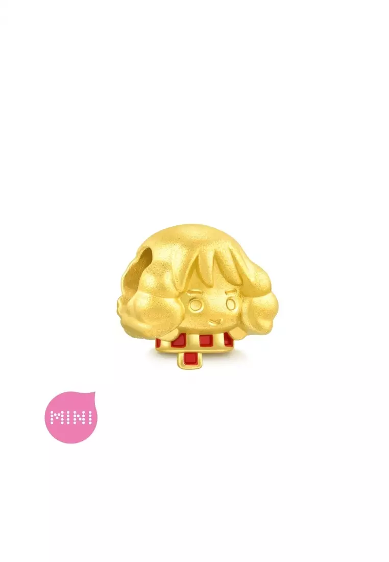 999 Gold Harry Potter Hermione Granger Charm for Women & Men 92747C [Bracelet not included]