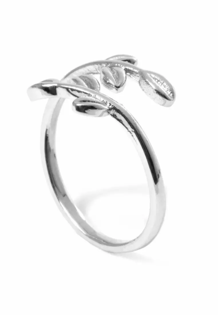 Cincin Diamond Casual Perhiasan Aksesoris Fashion Wanita Sliver - 14