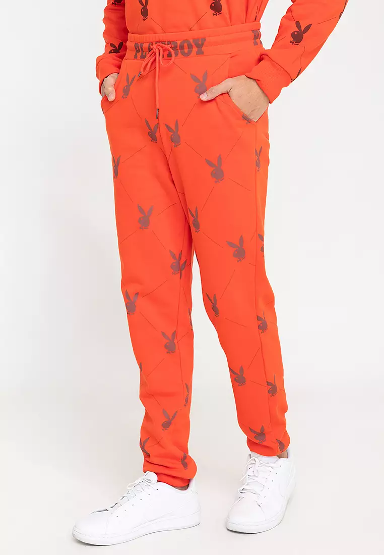 Playboy orange joggers new arrivals