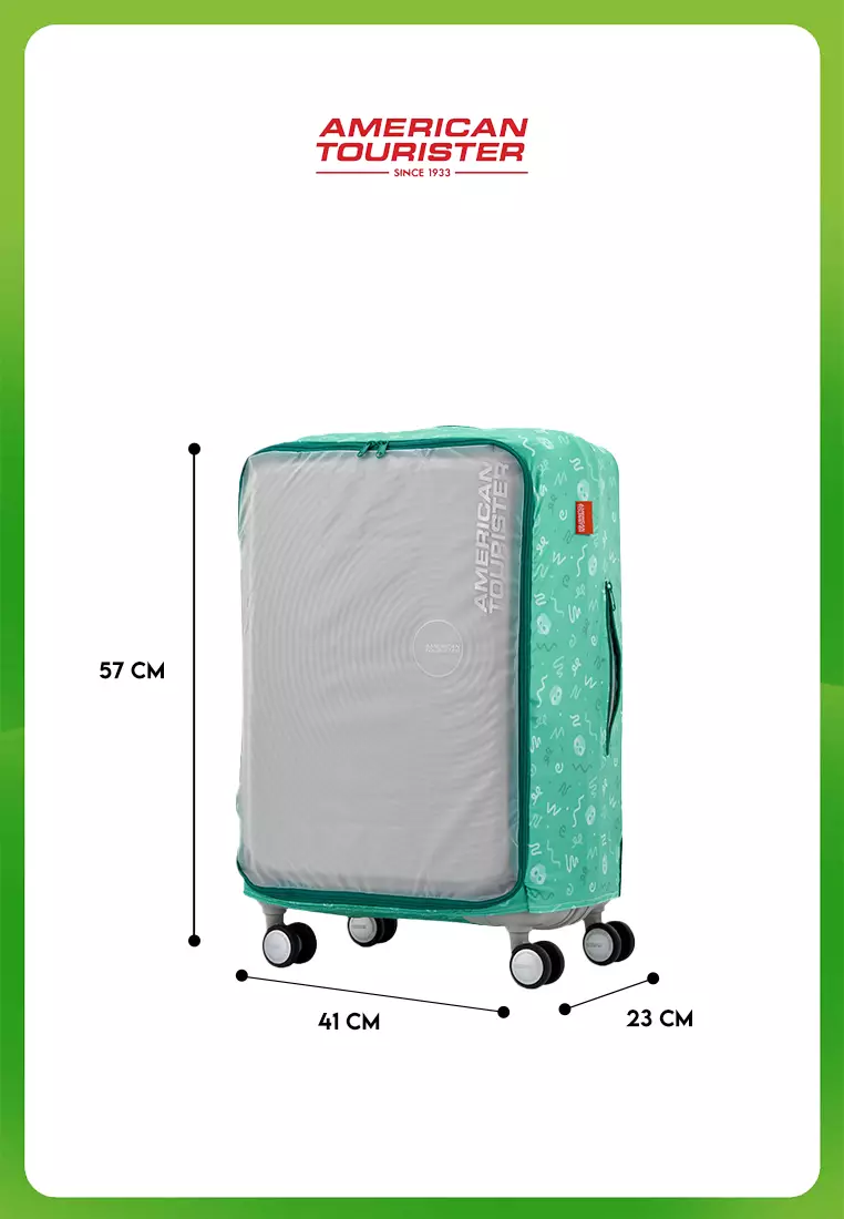 American Tourister Travel Accessories BO Luggage Cover M - Teal Green
