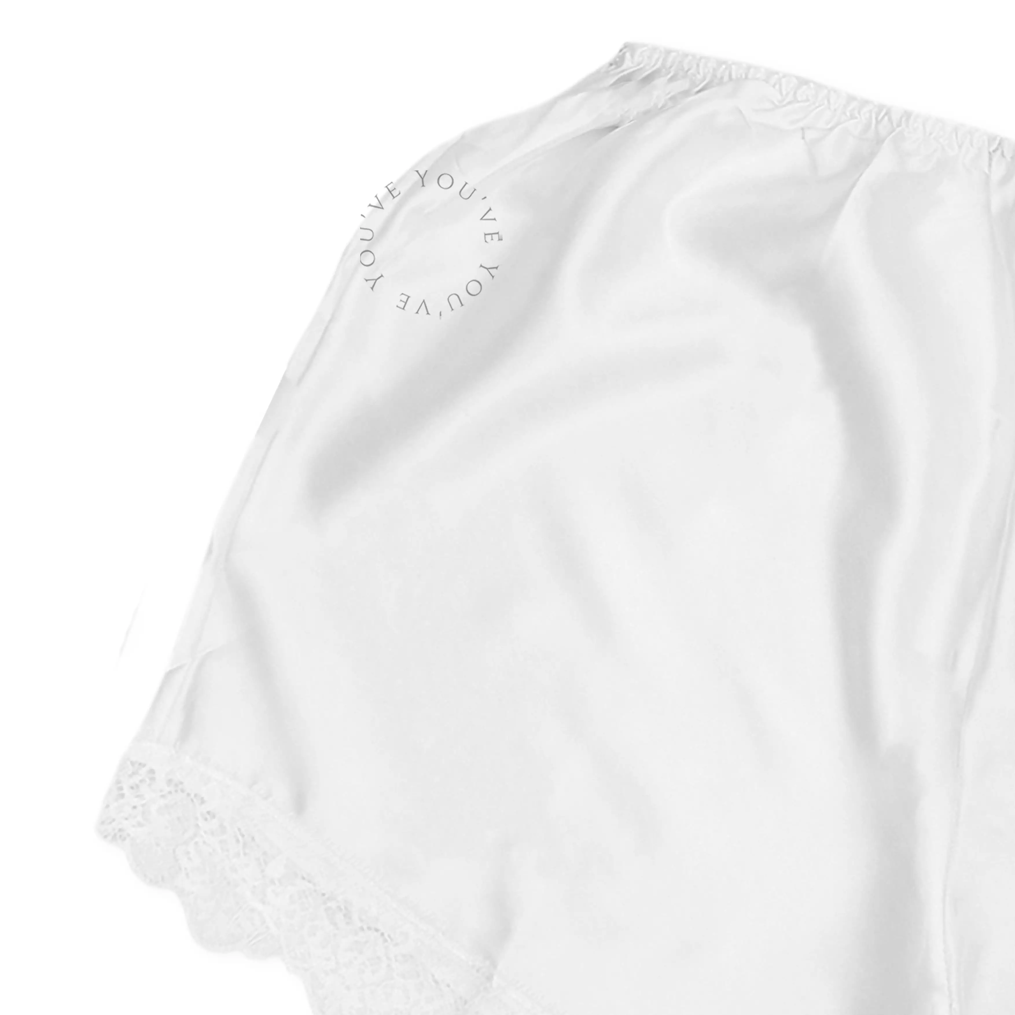 WIMIU Celana Pendek Satin Celana Rumah Wanita Santai Casual Shorts Short Pants Motif Polos Renda 300296