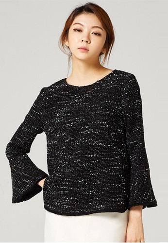 喇叭袖流蘇女襯衣, 服esprit au飾, 上衣