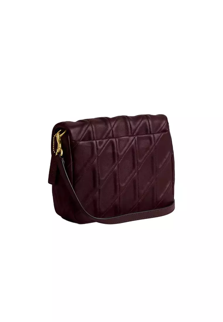 Tabby 20 女士單肩包梅洛酒紅色CW629