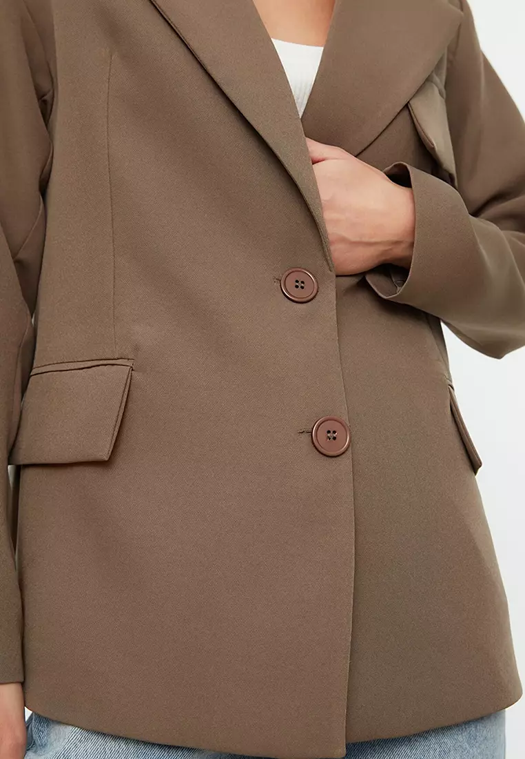 Buttoned Blazer