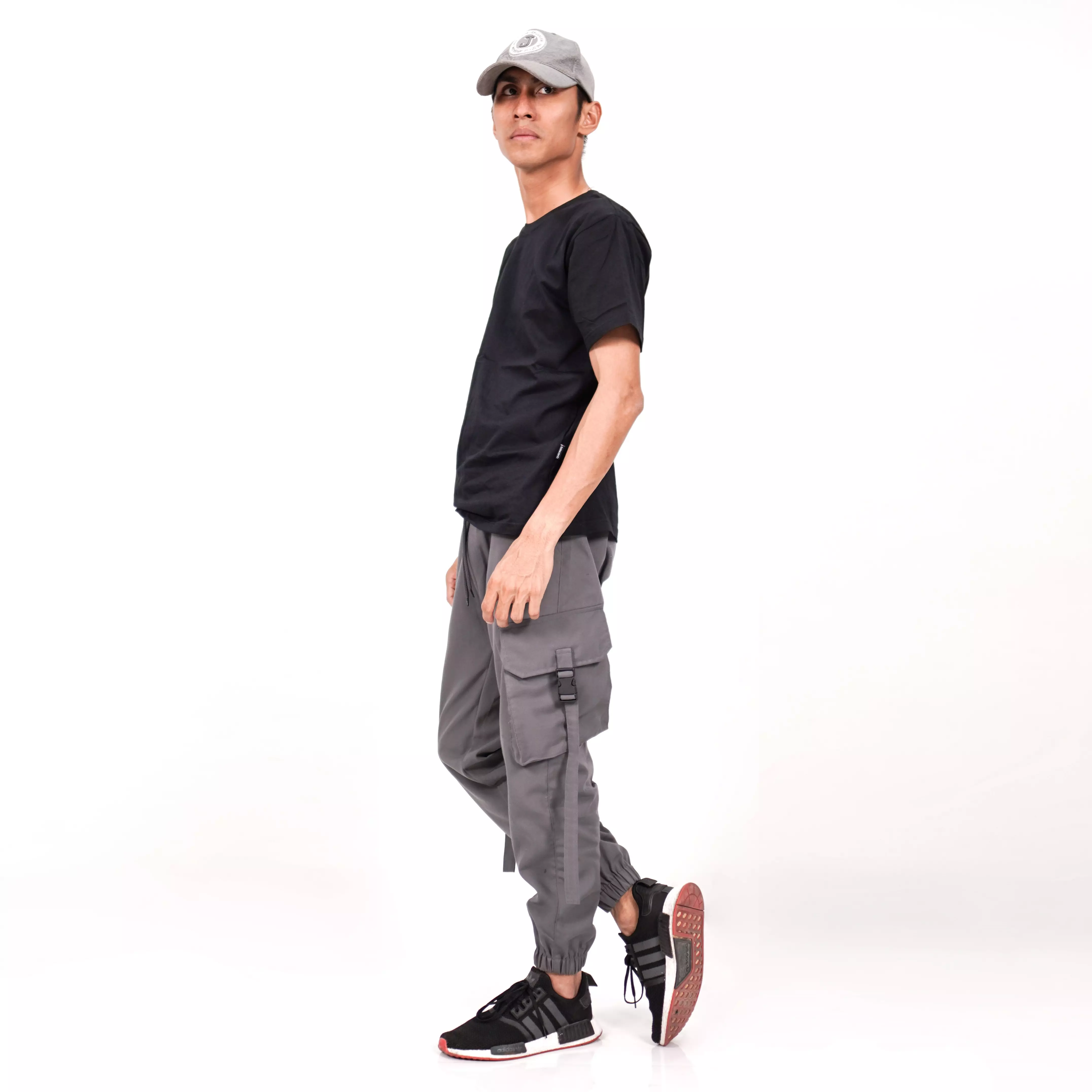 OKECHUKU Arthur Celana Hypebeast Celana Cargo Jogger Cargo Pants Pria