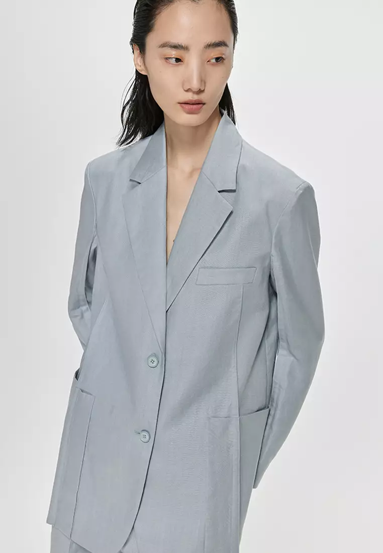 JNBY女士長款外套